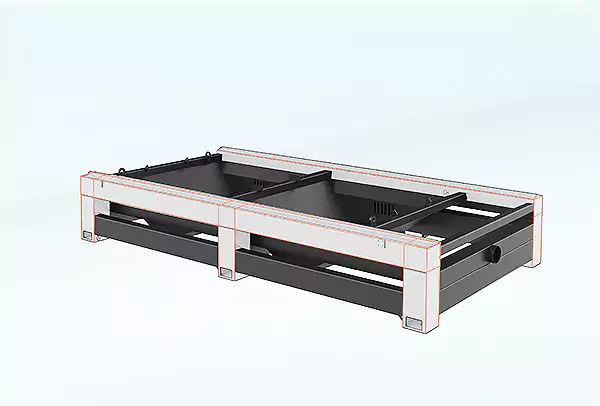 Heavy Duty Machine Bed